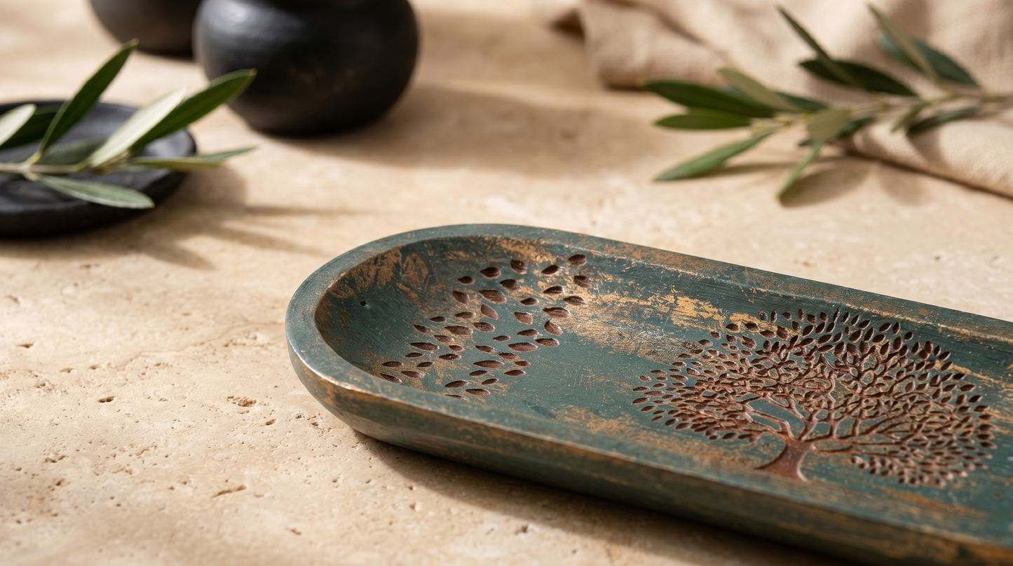 Mango Wood Incense Burner